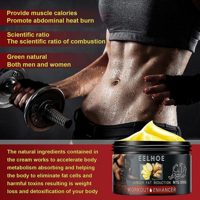 Hywell Belly Fat Burner Cream Abdominal Muscle Waist Slim Cream Fat Burning on Productcaster.