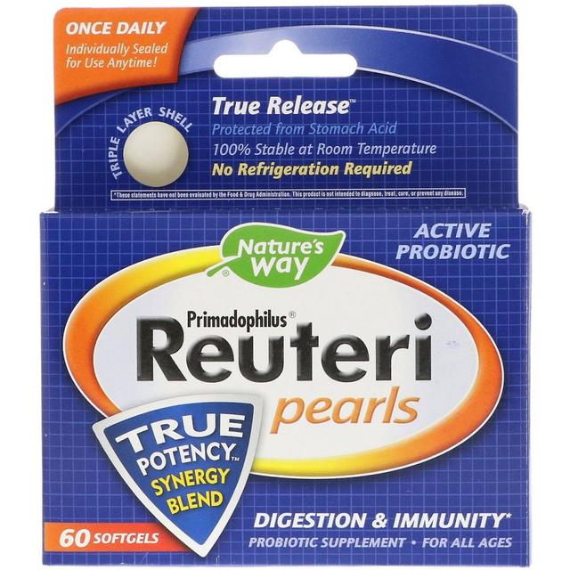 Nature's Way, Primadophilus Reuteri Perlen, 60 Softgels on Productcaster.