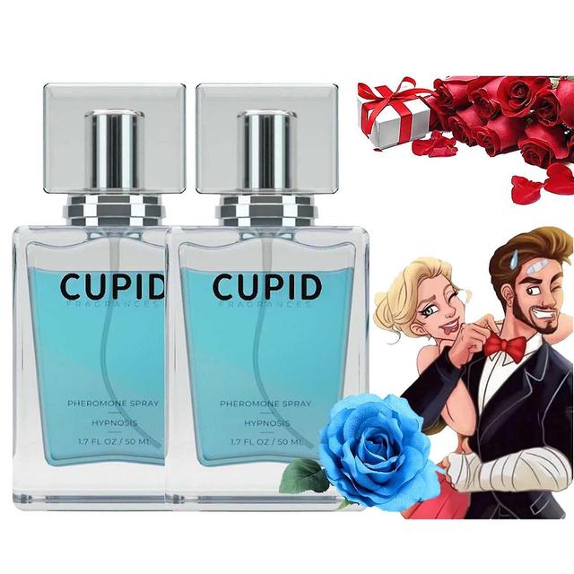 unbrand Cupid Hypnosis Cologne, Cupid Cologne Fragrances Pheromones, Cupids Arrow Cologne Blue 2Pcs on Productcaster.