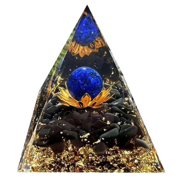 Crystal Pyramid Protection & Positive Energy Generator For Anxiety Relief C1 on Productcaster.