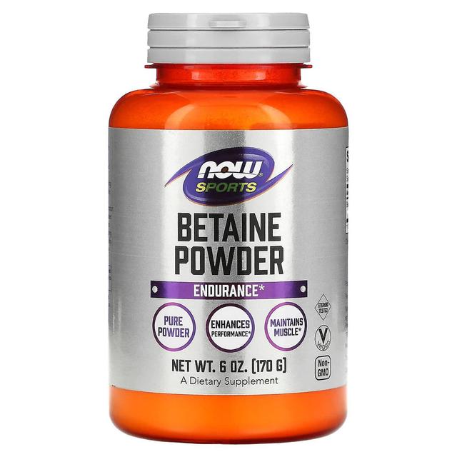 NOW Foods NOW Żywność, Sport, Betaina w proszku, 6 oz (170 g) on Productcaster.