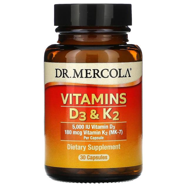 Dr. Mercola Dr Mercola, witaminy D3 i K2, 30 kapsułek on Productcaster.