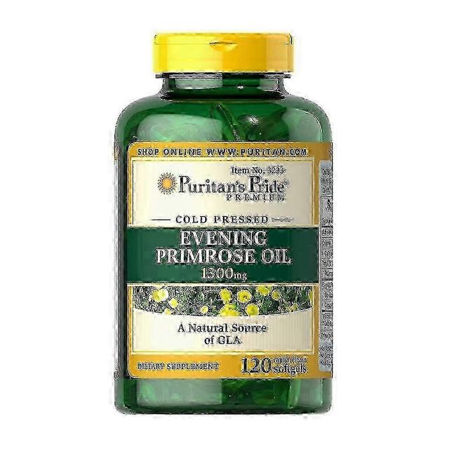 Puritan's Pride Puritánske večerné primrose olejové mäkké kapsuly, 1300 mg s gla, softgels, 120 ea on Productcaster.