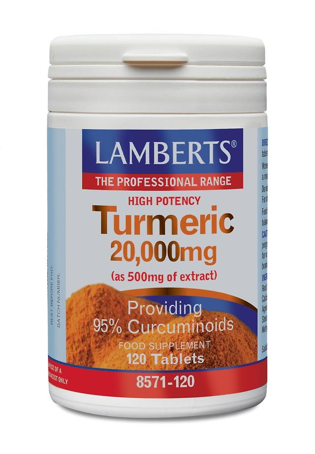 Lamberts turmeric 20,000mg 120's on Productcaster.