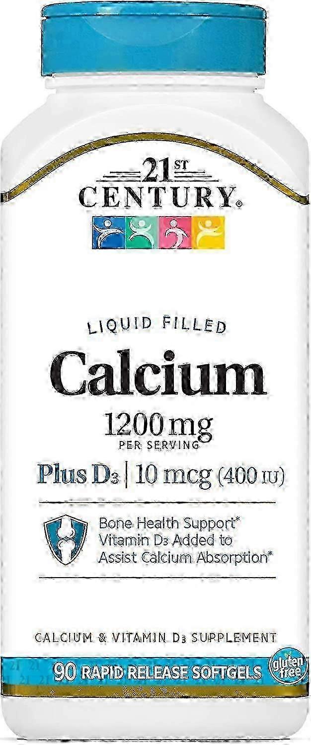 21St century liquid filled calcium, 1200 mg, plus d3, softgels, 90 ea on Productcaster.