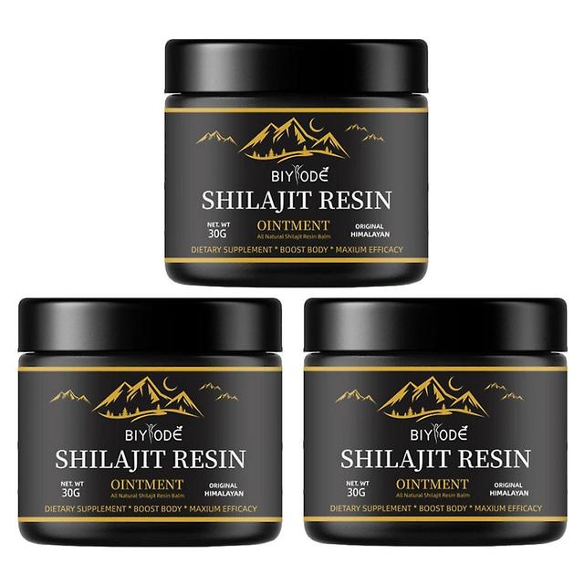 3ks Starostlivosť o telo Shilajit Soft Resin-Pure prírodný Zlepšenie krvného obehu, zníženie hladiny cholesterolu 30g on Productcaster.