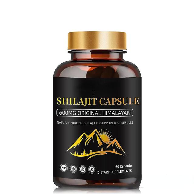 Shilajit Capsules, 600mg Himalayan Shilajit Extract Capsules, Shilajit Capsule Organic Himalayan Rich With Trace Minerals diecai 2pcs on Productcaster.