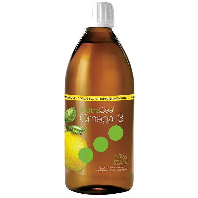 Ascenta, NutraSea, Omega-3, Zesty Lemon Flavor, 16.9 fl oz (500 ml) on Productcaster.