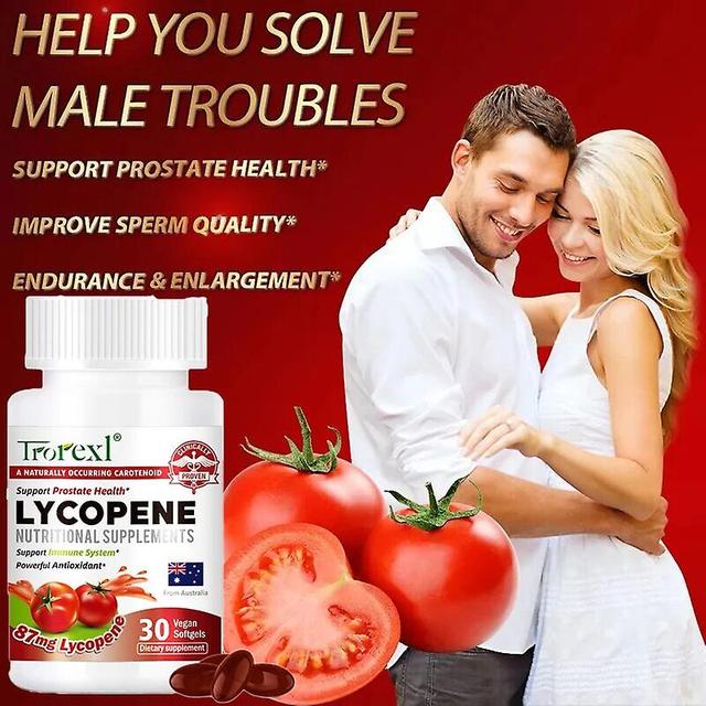 Venalisa Lycopene Capsules All Natural Prostate Health Supplements for Men Promotes Heart Heath Enhance Immunity System Support Prostate 2 PCS on Productcaster.