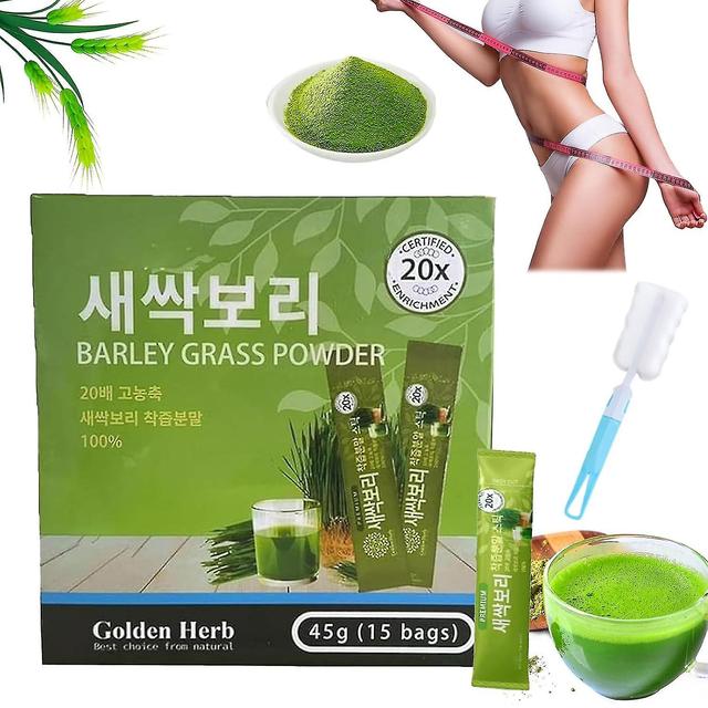 Flower and Plant Dietary Fiber Tender Seedling Powder &100% Pure & Organic - All Natural Barley Seedling Solid Drink for Women Men - Flower and Plant on Productcaster.