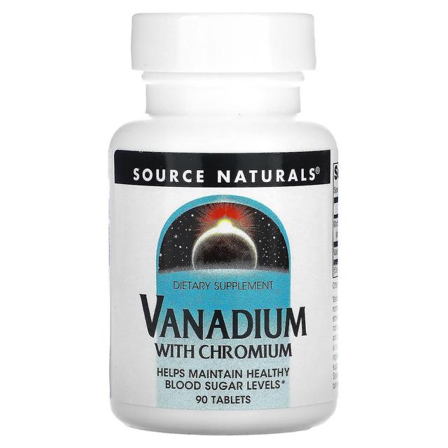 Source Naturals, Vanadium with Chromium, 90 Tablets on Productcaster.