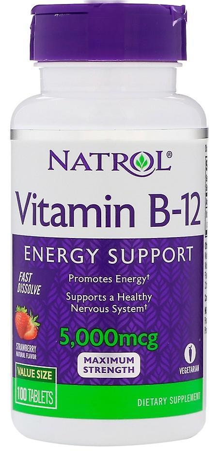 Natrol Vitamin B-12 with 100 Tablets 70 gr on Productcaster.