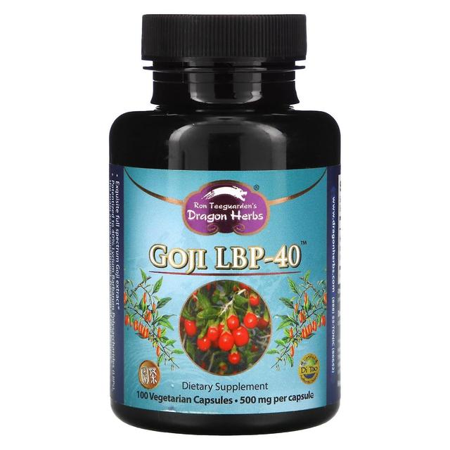 Dragon Herbs ( Ron Teeguarden ), Goji LBP-40, 500 mg, 100 Vegetarian Capsules on Productcaster.