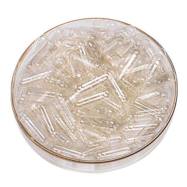 Sinknap 1000pcs Transparent Hollow Gelatin Empty Separated Medical Powder Capsule Shells on Productcaster.