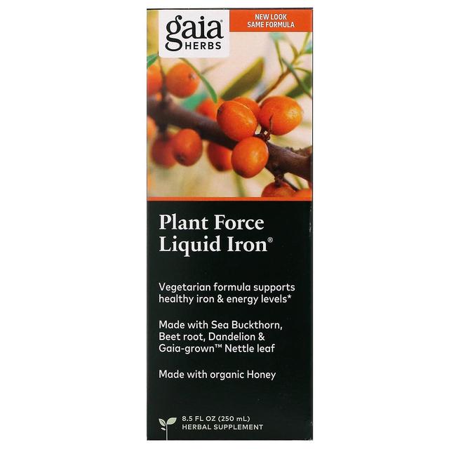 Gaia Herbs, Plant Force Liquid Iron, 8.5 fl oz (250 ml) on Productcaster.