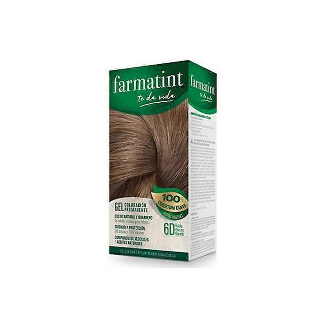 Farmatint permanent color gel 6d dark golden blond 150ml on Productcaster.