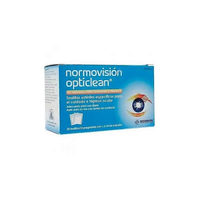 Udržujte svoj zrak čistý s normon normovisión opticlean 30 toallitas - obrúsky na čistenie očí pre optimálne videnie! on Productcaster.