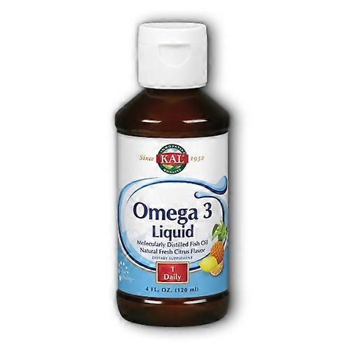 Kal Omega 3 Liquid, Świeże Cytrusy 4 uncje (Opakowanie 1 szt.) on Productcaster.