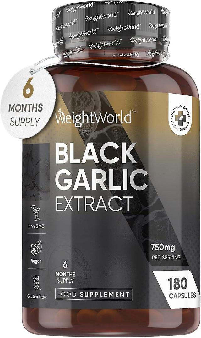 WeightWorld Black Garlic Extract 750mg 180 Capsules on Productcaster.