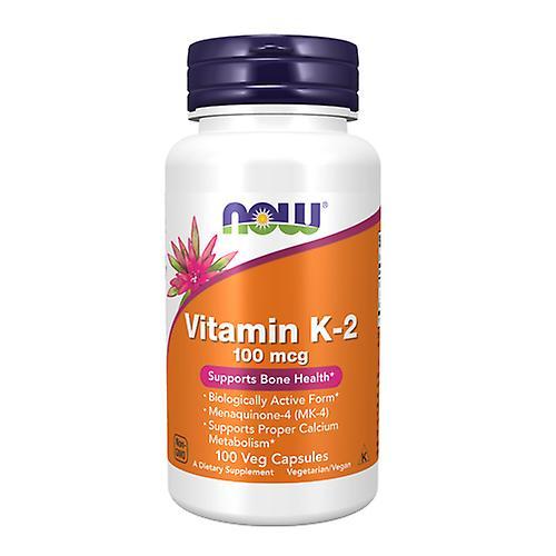 Now Foods Vitamin K-2,100 mcg,100 Vcaps (Pack of 4) on Productcaster.