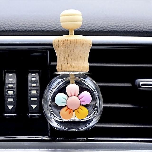 Car Perfume Bottle Car Hanging Perfume Pendant Fragrance Air Freshener Empty Glass Perfume Diffuser Bottle Car Accessories on Productcaster.