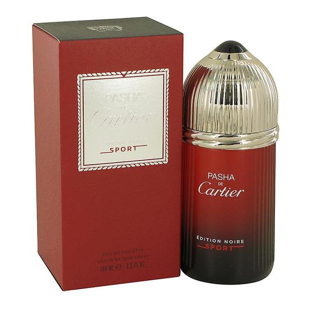 Pasha De Cartier Noire Sport Eau De Toilette Spray By Cartier 3.3 oz Eau De Toilette Spray on Productcaster.