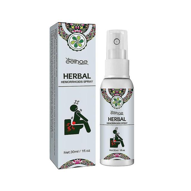 Natural Relieve Swollen Hemorrhoids Reduce Meat Balls Mix Internal And External Hemorrhoids Spray Anal Soothing Spray on Productcaster.