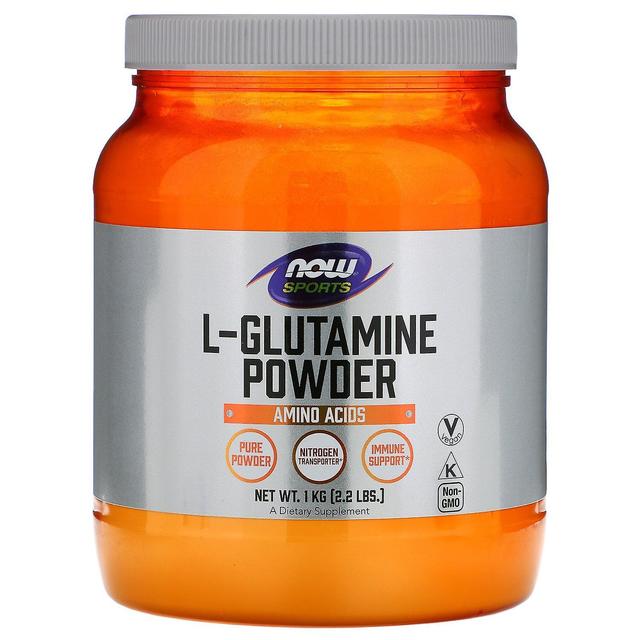 NOW Foods Ora Alimenti, Sport, Polvere di L-Glutamine, 2,2 lbs (1 kg) on Productcaster.