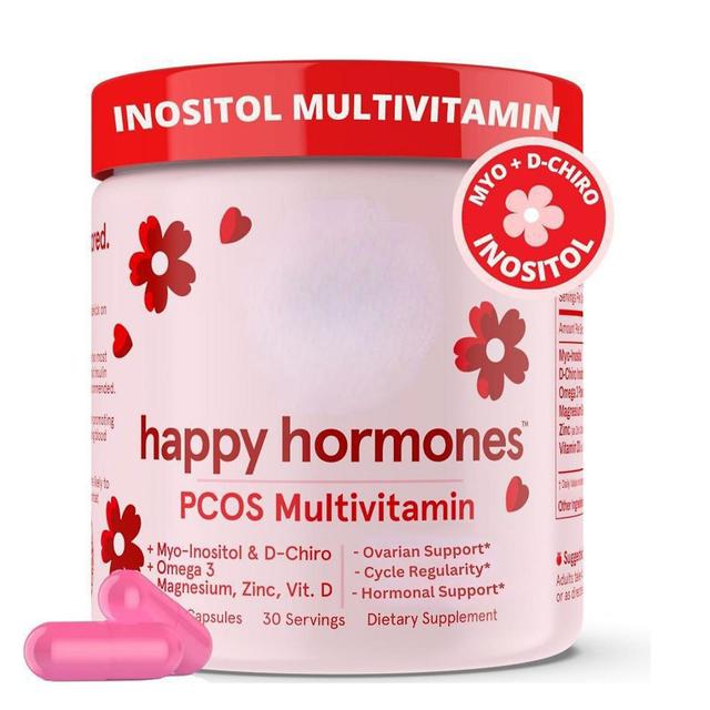 Wtowin D-Chiro Vitamin kapsler, Happy hormoner, D-Chiro Inositol Supplement kapsler, Kvindelige fertilitet supplement til kvinder hormonbalance 1Fl... on Productcaster.