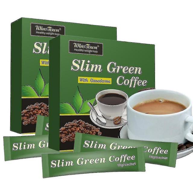 18pcs Slim Café Vert Avec Ganoderma Contrôle Poids Thé Détox Café Vert de haute qualité on Productcaster.