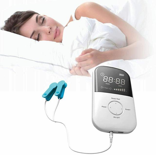 Mickcara Dispositif de stimulateur crânien de relaxation de machine d’aide de sommeil pour la migraine de stimulateur d’inquiétude d’insomnie Eu plug on Productcaster.