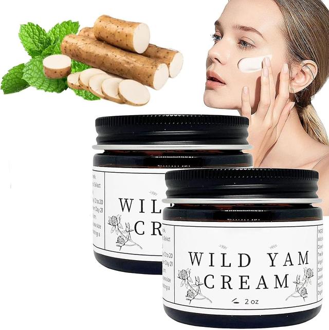 Mamusk Wild Yam Cream, Wild Yam Root Cream for Hormone Balance, Wild Yam Cream for Women, Promoting Perimenopause and Menopause Support 2 Pcs on Productcaster.