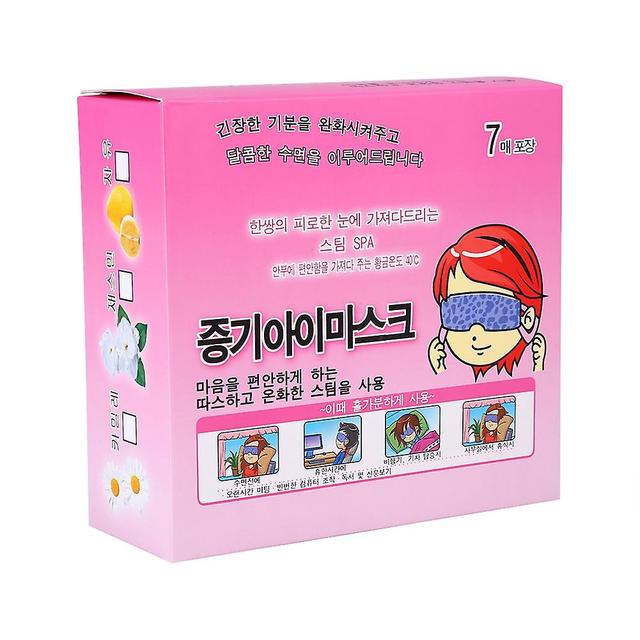 7pcs Hot Steam Eye Care Warming Mask For Relax Sleep(chamomile Odour) on Productcaster.