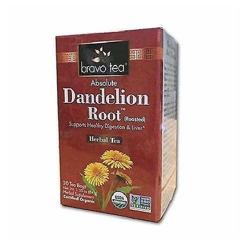 Bravo Tea & Herbs Organic Tea Dandelion Root, 20 bolsas (paquete de 1) on Productcaster.