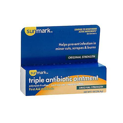 Sunmark Triple Antibiotic Salve, 1 Oz (pakke med 2) on Productcaster.