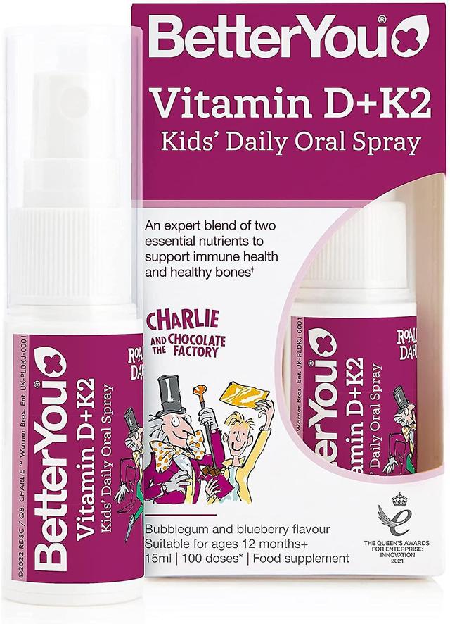 Better You BetterYou Kids Vitamin D+K2 Daily Oral Spray - 15ml on Productcaster.