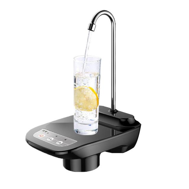 Electric Bottled Water Dispenser Home Multifunctional Electric Drinking Water Pump Black on Productcaster.