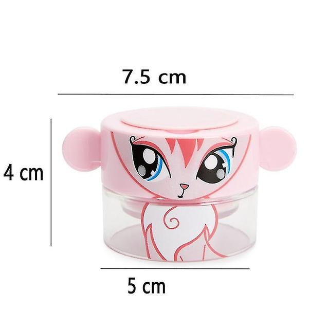 1pcs Pill Grinder Cute Kids Adult Pill Tablets Crusher Pill Box Portable Medicine Dispenser pink on Productcaster.