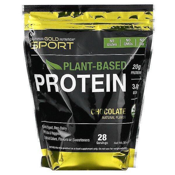 California Gold Nutrition, Chocolate Plant-Based Protein, Vegan, Easy to Digest, 2 lb (907 g) on Productcaster.