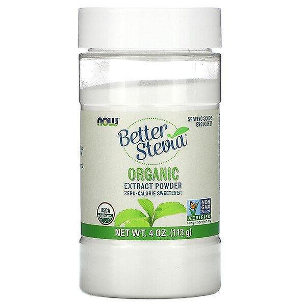 Now Foods, Better Stevia, Organic Extract Powder, 4 oz (113 g) on Productcaster.