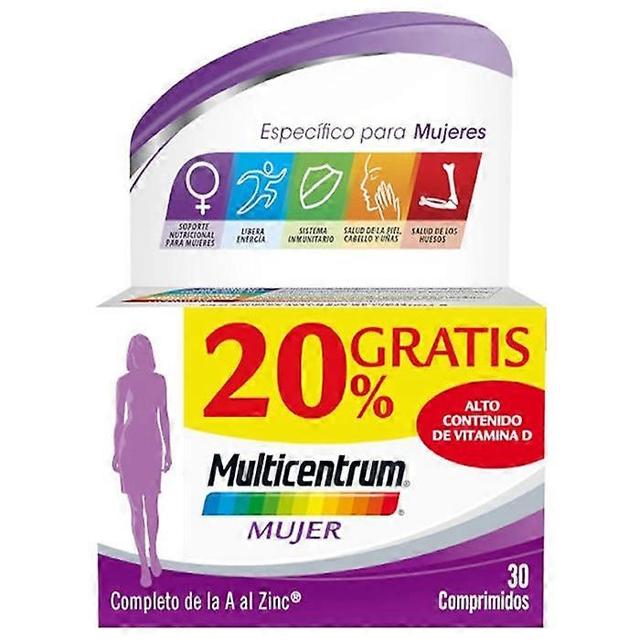 Multicentrum voor vrouwen 30 tabletten +20% gratis on Productcaster.