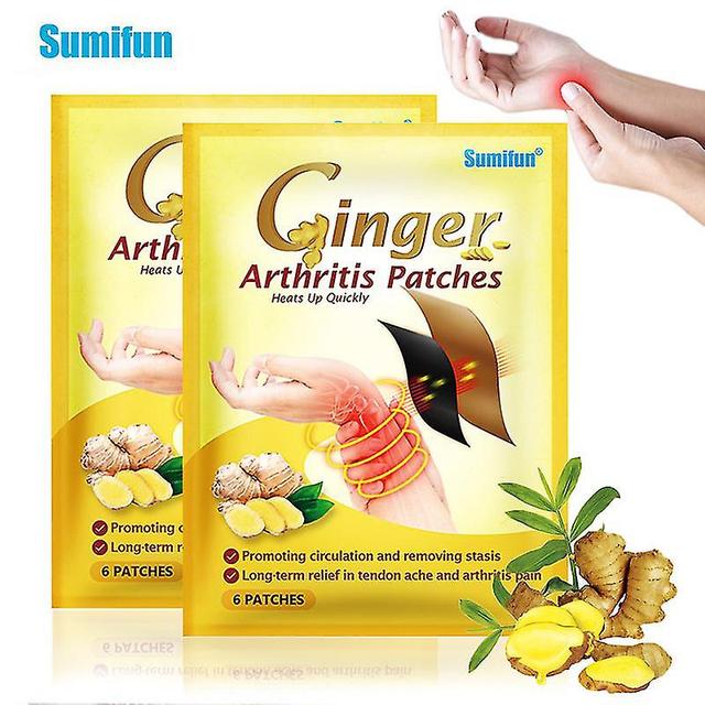 12pcs Tenosynovitis Treatment Patch 100% Ginger Extract Wrist Arthritis Rheumati on Productcaster.