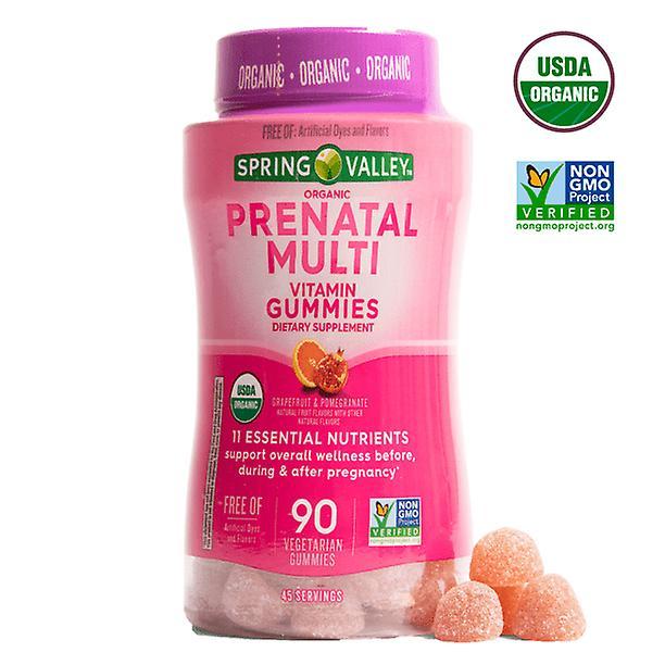 Spring valley organic prenatal multivitamin vegetarian gummies, 90 count on Productcaster.