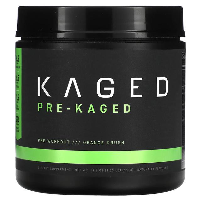 Kaged, PRE-KAGED, Pre-Workout, Orange Krush, 1.23 lb (558 g) on Productcaster.