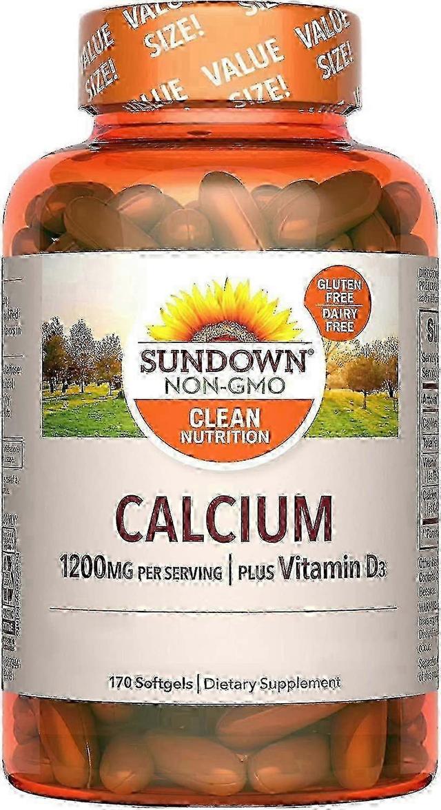 Sundown naturals calcium plus vitamin d3, 1200 mg, kapsler, 170 ea on Productcaster.