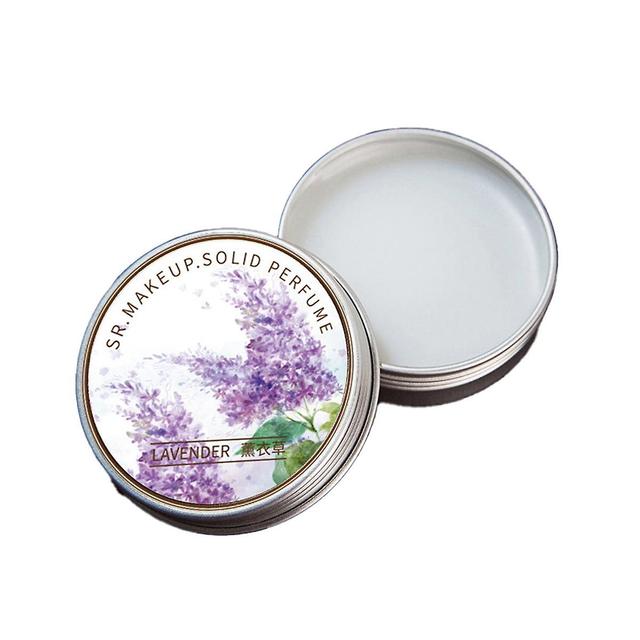 5 Pcs Women Solid Perfume Portable Solid Balm Long-Lasting Fragrances Elegant Female Solid Perfumes(Lavender) As Shown on Productcaster.