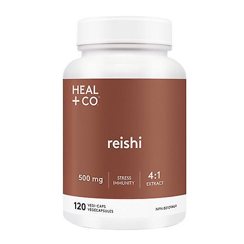 Heal + Co. Reishi (4:1), 500mg, 120 VegCaps on Productcaster.