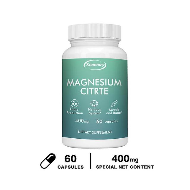 Vorallme Premium Magnesium Citrate Capsules 400 Mg, Advanced Formula Gluten-free, Non-gmo, Vegan-friendly 120 Capsules 60 Capsules on Productcaster.