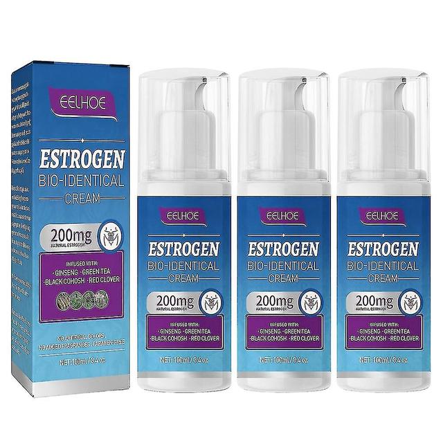 3pcs Progesterone Cream For Menopause Relief 100ml on Productcaster.