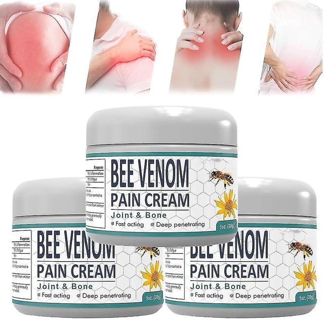 Bee Venom Joint Relief Cream, Včelí jedový krém na Novom Zélande, krém na kĺby a kosti, poskytuje chrbát N 3pcs on Productcaster.